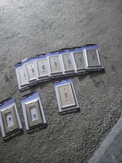 Amerelle Nickel Light Switch Covers