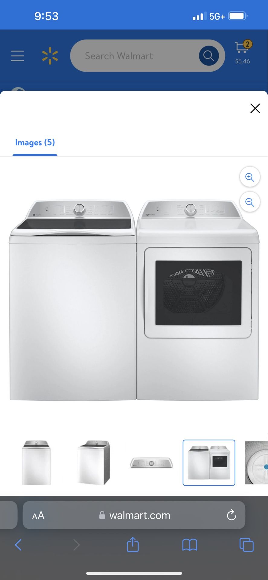 General Electric Dryer and Wash