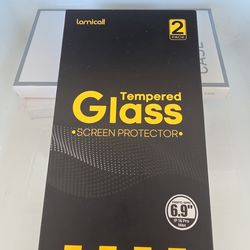 Lamicall Screen Protector for iPhone 16 Pro Max (6.9"), [Top 9H Tempered