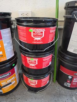 Weatherseal Plastic Roof Cement 3 gallon