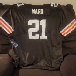 **NEW** Denzel Ward Browns Jersey
