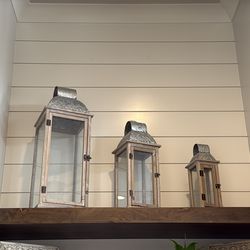 3 Farmhouse Lanterns