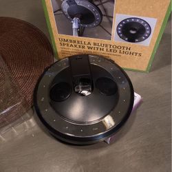 Brand new umbrella, speaker, Bluetooth LED light