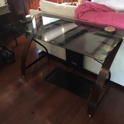Glass Table Desk
