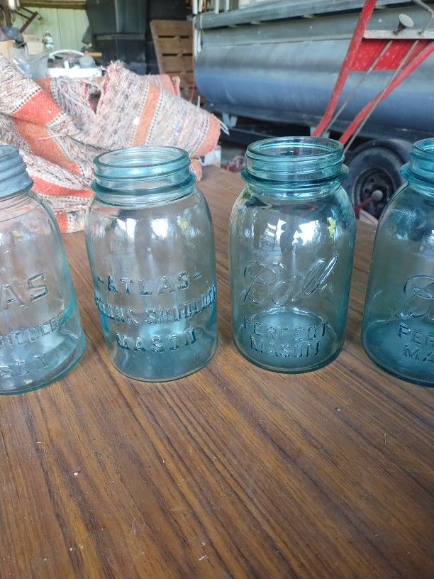 Antique Mason Jars