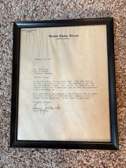 Barry Goldwater - Signed Letter