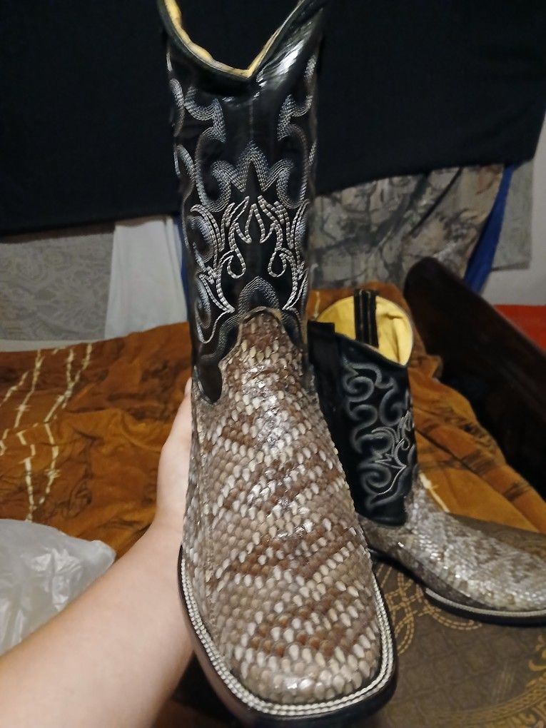 Rattle Snake Western Diamond Back Boots