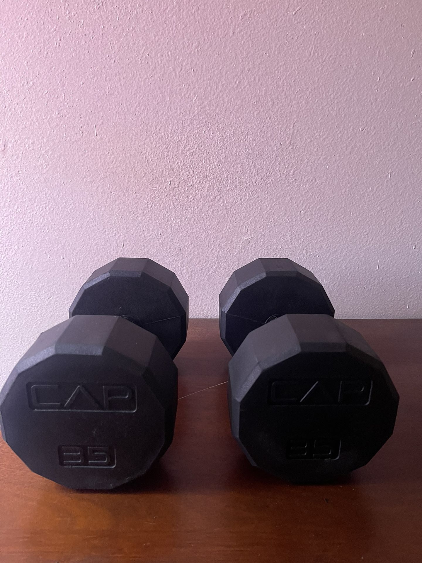 CAP Barbell Coated Hex Dumbbell Weights