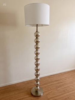 Stacked Ball Floor Lamp- gold color