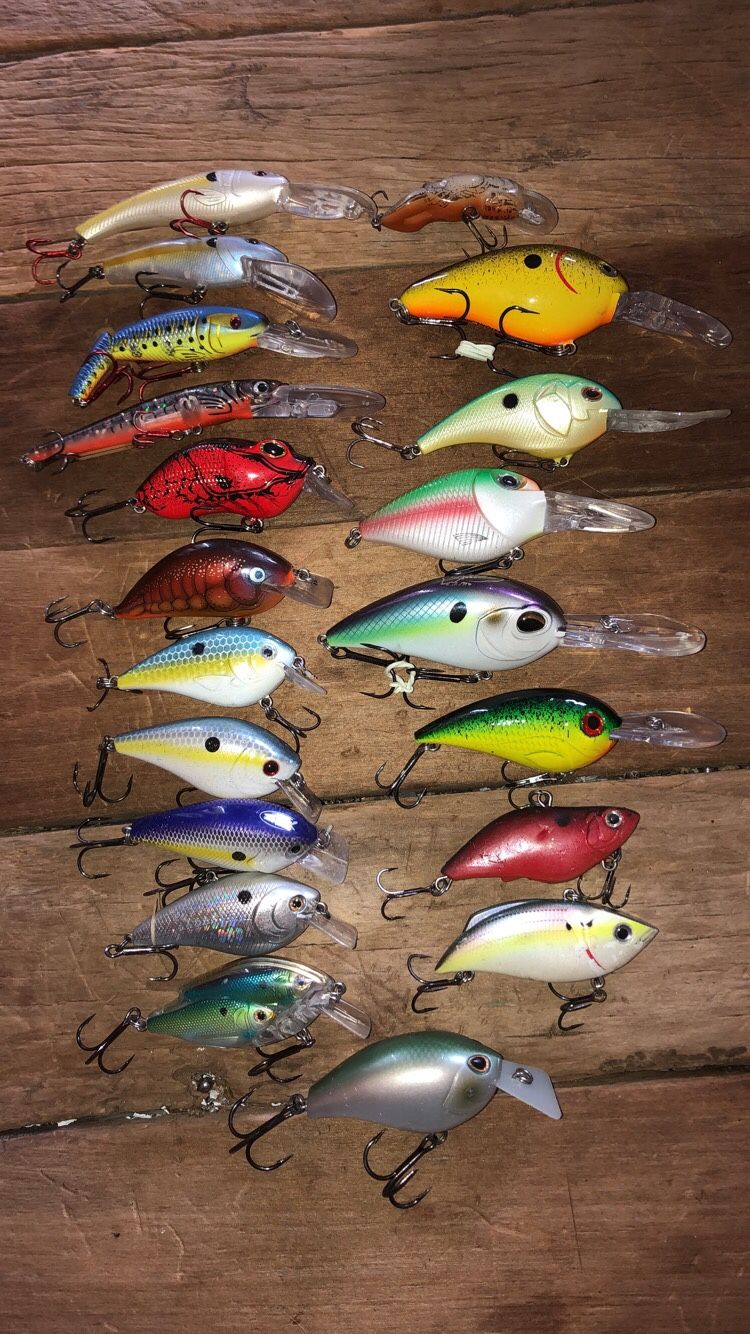 Big Crankbait Fishing Lure Lot