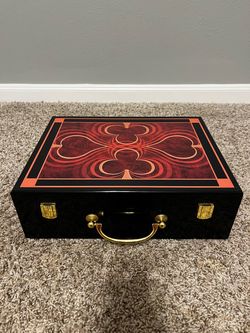 Poker chips and cards
