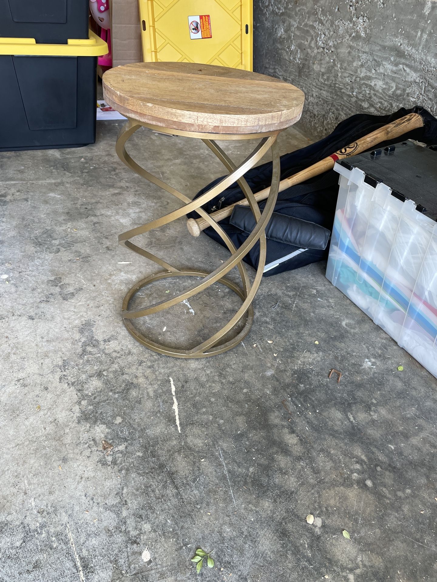 Wood End Table