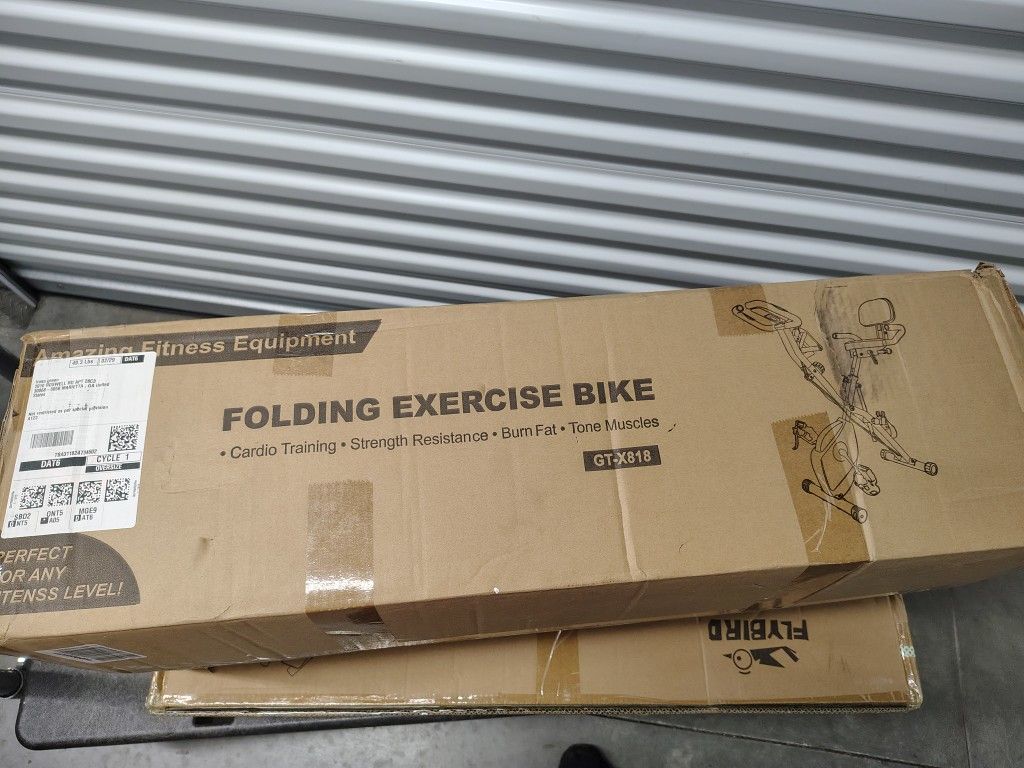 Folding Exercise Bike And Abdominal Workout Equipment 