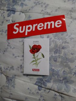 2 Supreme Poppy Seeds and Sticker