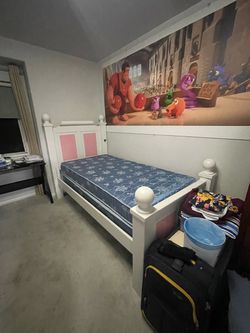 Free twin bed with mattress and box spring