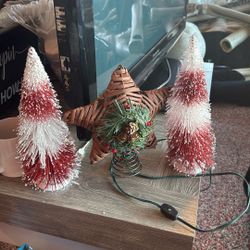 Tree topper & Candy cane trees