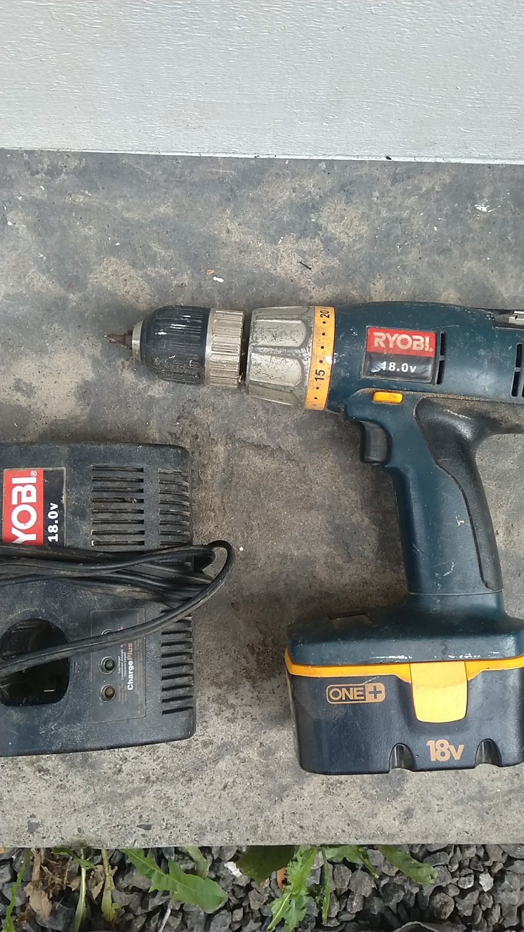 Ryobi Drill w/ battery and charger