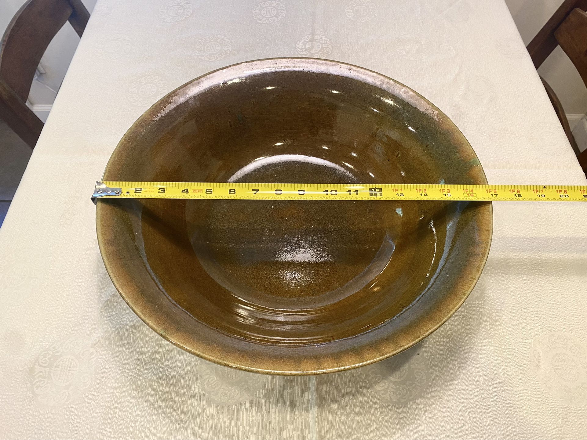 Very Large Ceramic Bowl