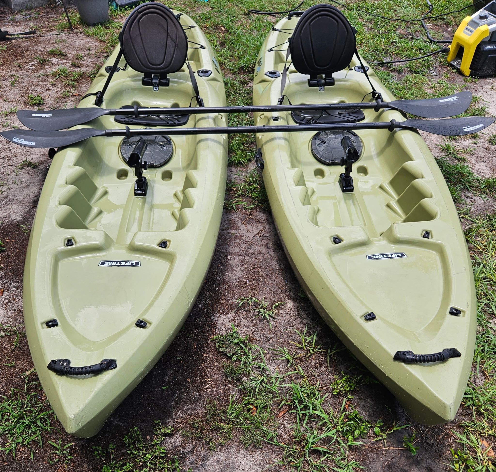 Pair Of Fishing Kayaks