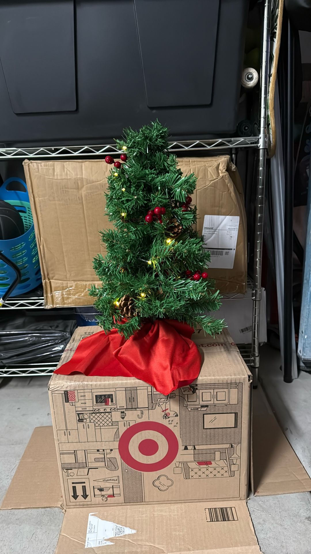 Small Prelit Christmas Tree