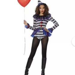 Carnival Women Clown Bodysuit Costume 🎈
