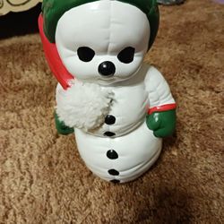 Ceramic Snowman 