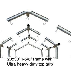 20x30’ Canopy For Sale New 1-5/8” 