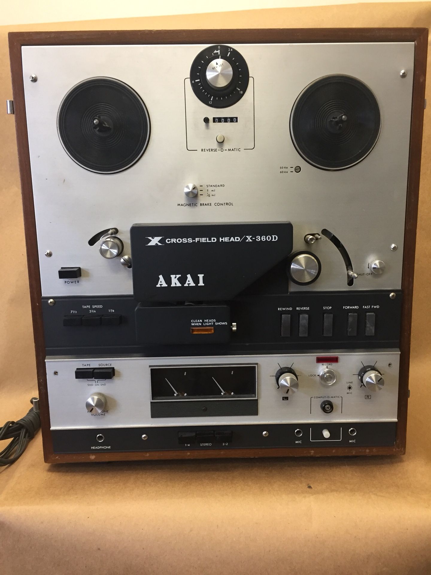 Akai X-360D Reel to Reel player for repair!