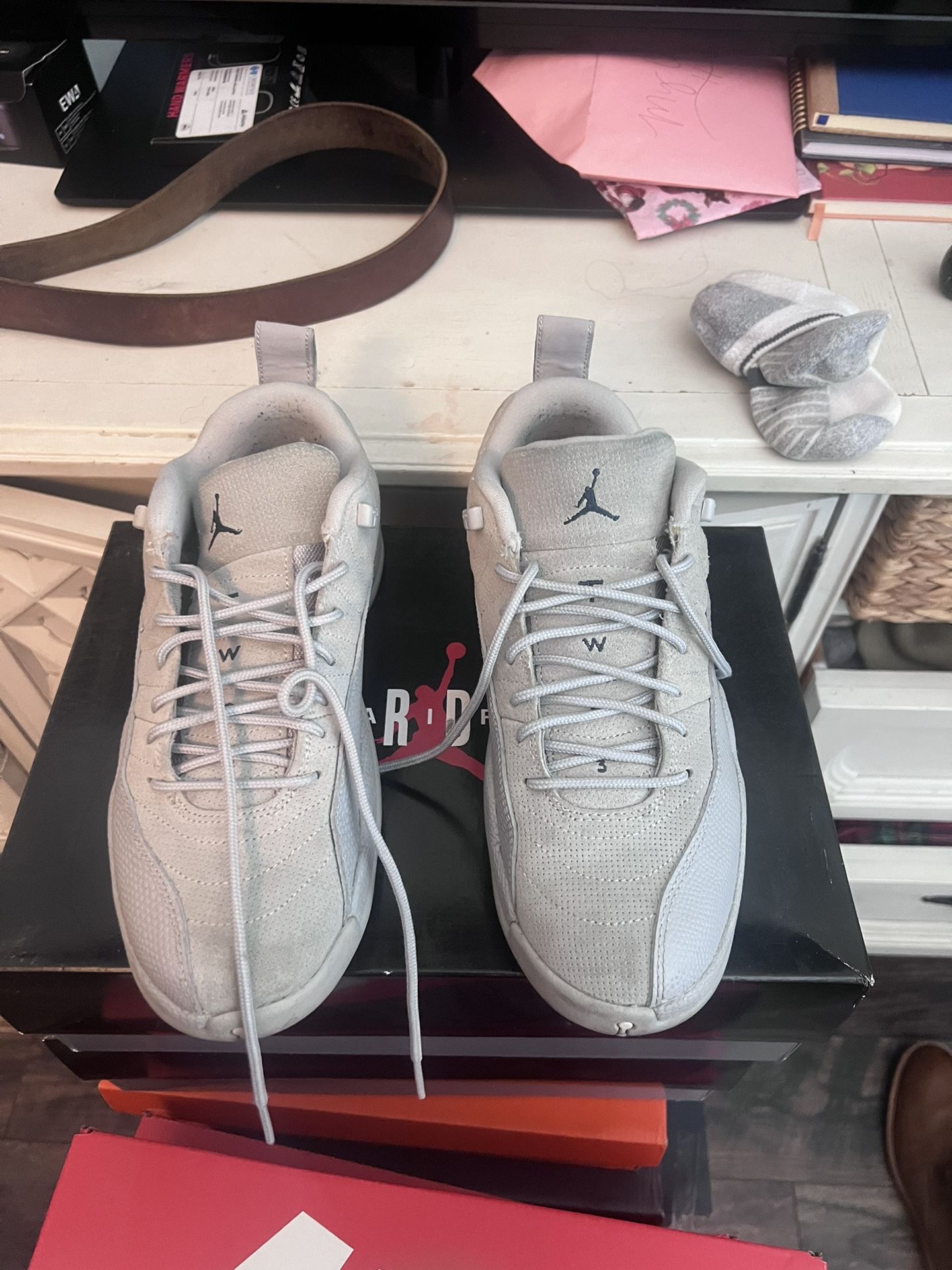 Jordan 12 Retro Low Wold gray