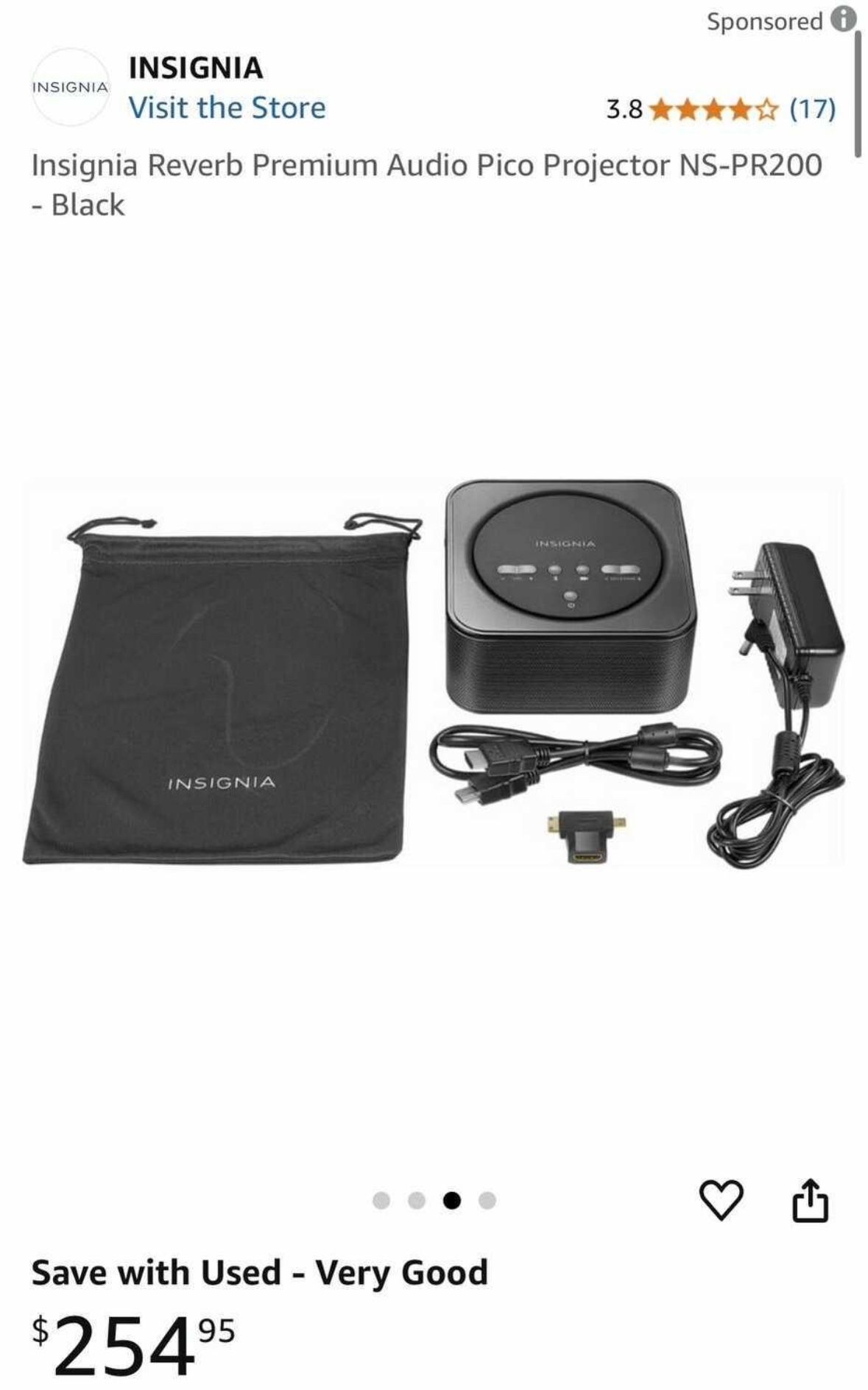 Like New Insignia Projector