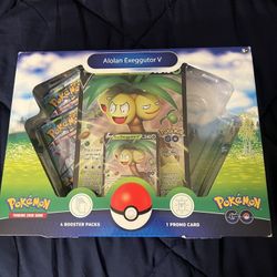  Pokemon TCG: Pokemon GO Collection—Alolan Exeggutor V : Toys &  Games