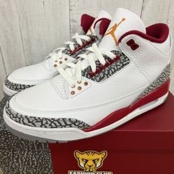 Jordan 3 Cardinal Red size 10 (NO TRADES 