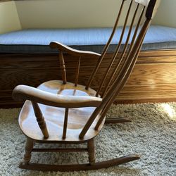 Rocking Chair 24” W X 39”H X  24” L