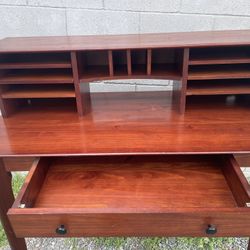 Brown Wood Desk 