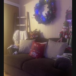 Brown Couch & Loveseat Set 