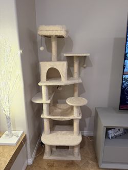 Cat Tower 64” Like New