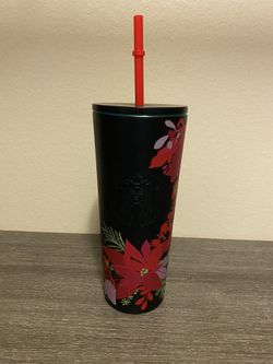 Starbucks Stainless Steel Floral Tumbler