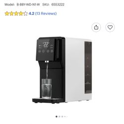 Waterdrop - N1 Countertop Reverse Osmosis Water Dispenser - Black and White