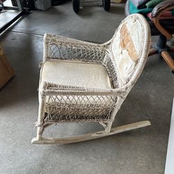 Antique Wicker, Rocking Chair