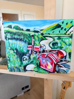 Harmon Canyon Original Painting by Warren Willowdale