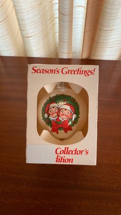 Cambell’s soup collectible glass ornament