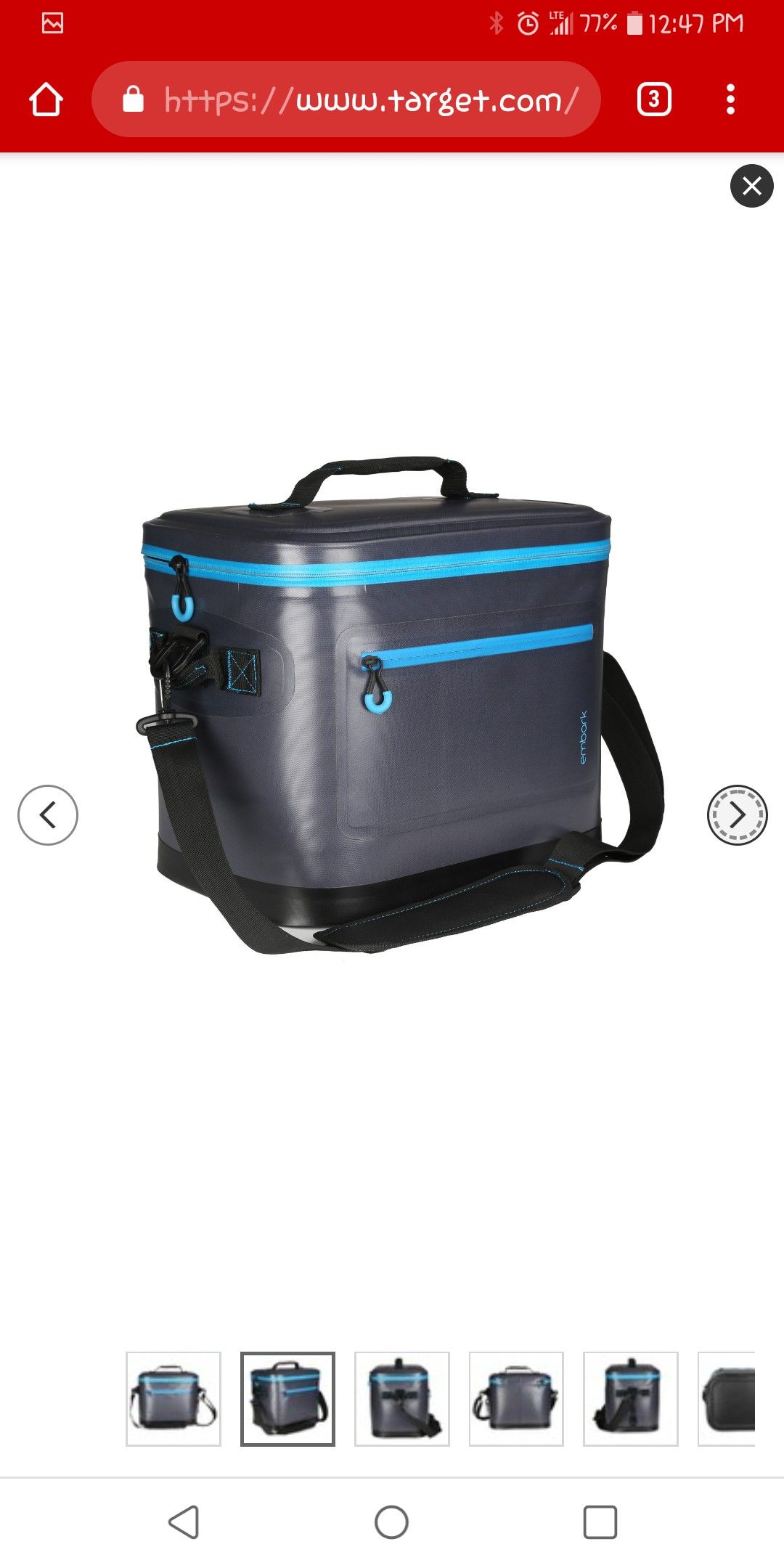 Embark 24 can welded leakproof cooler