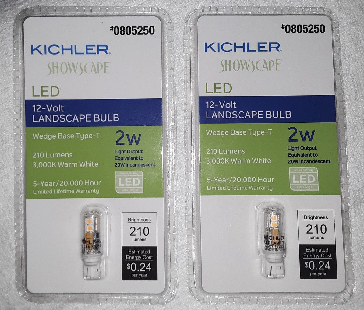 KICHLER LANDSCAPE BULBS #0805250