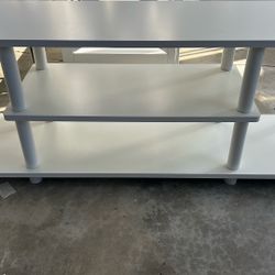 White TV Console -Like New!