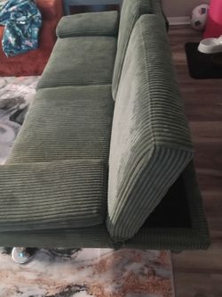 Green couch sofa bed