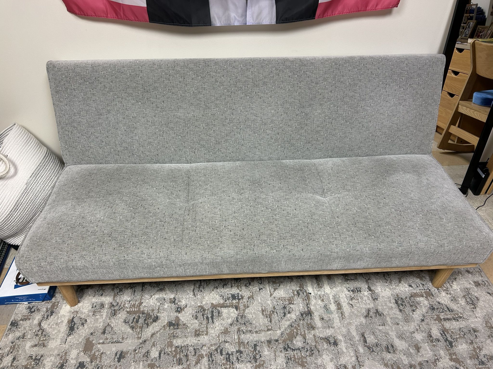 Gray Futon Couch