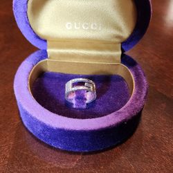 Gucci silver ring size 7