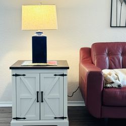 Ceramic Blue Table Lamp