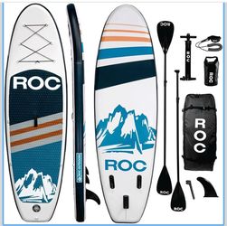 Tablas de remo inflables de pie con accesorios de tabla de remo SUP de calidad superior, diseño ancho y estable, cubierta cómoda antideslizante para j