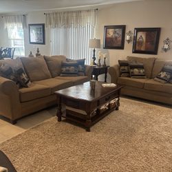 Sofa and Loveseat Set